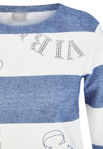 T-shirts korte mouw blauw Rabe