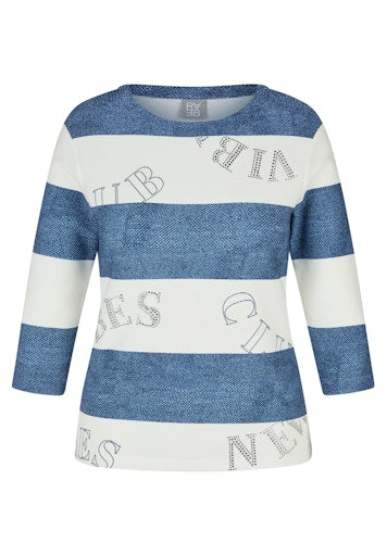 T-shirts korte mouw blauw Rabe