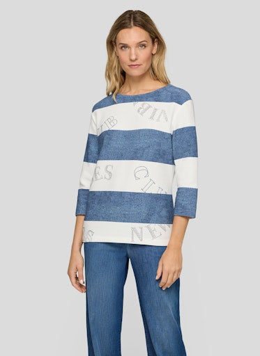 T-shirts korte mouw blauw Rabe