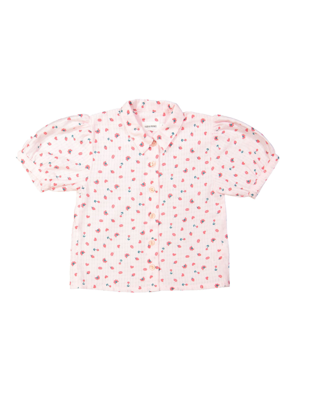 Blouses korte mouw roze Filou & Friends
