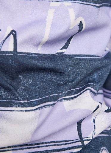 T-shirts korte mouw paars Rabe