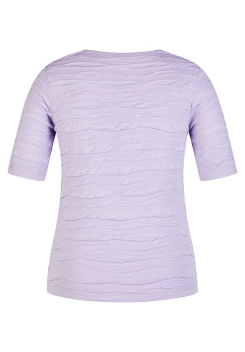 T-shirts korte mouw paars Rabe