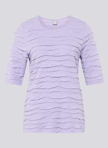 T-shirts korte mouw paars Rabe
