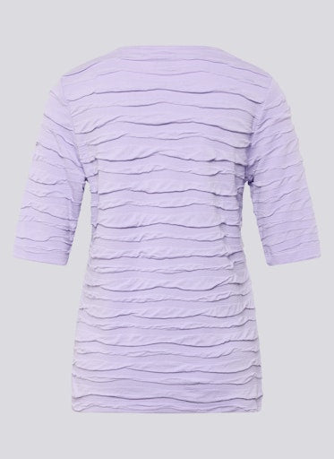 T-shirts korte mouw paars Rabe