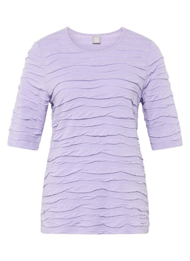 T-shirts korte mouw paars Rabe