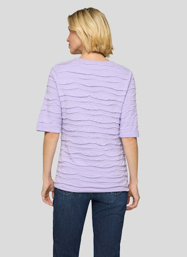 T-shirts korte mouw paars Rabe