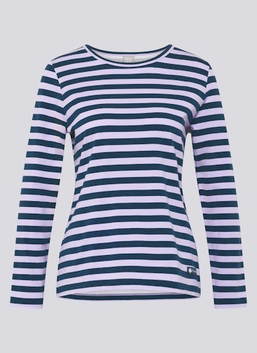 T-shirts lange mouw paars Rabe