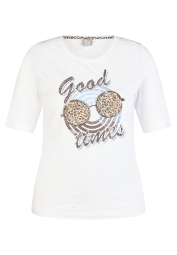 T-shirts korte mouw wit Rabe