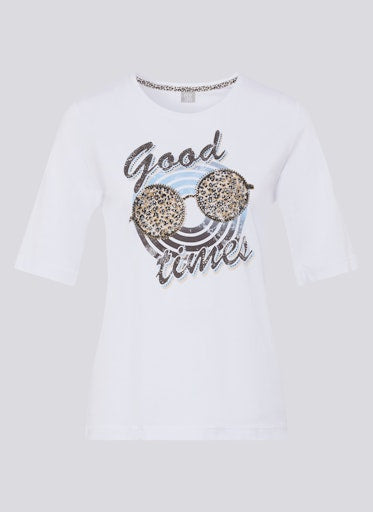 T-shirts korte mouw wit Rabe