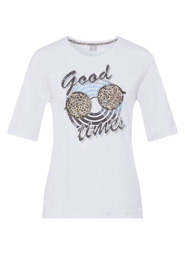 T-shirts korte mouw wit Rabe