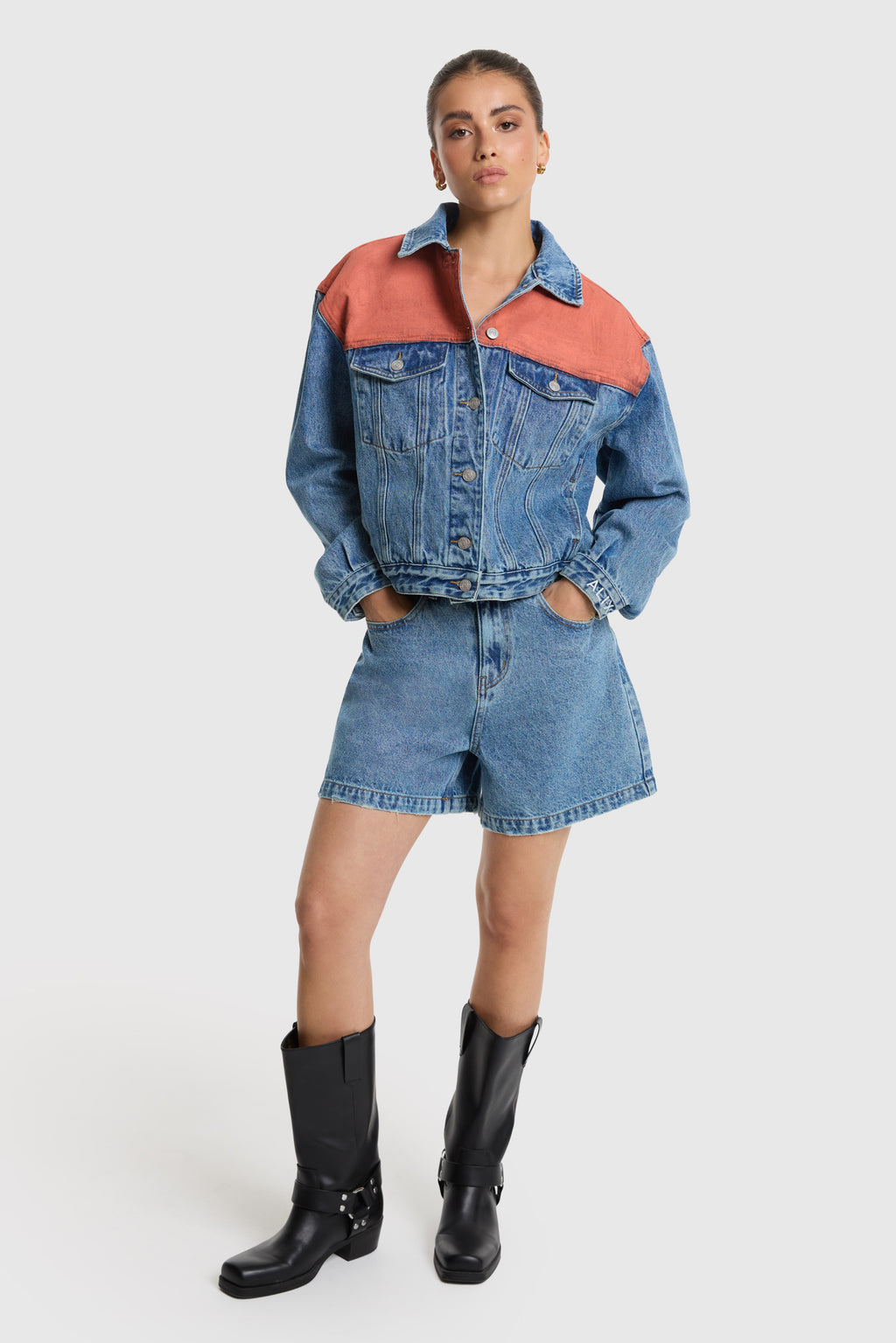 Shorten blauw ALIX The Label