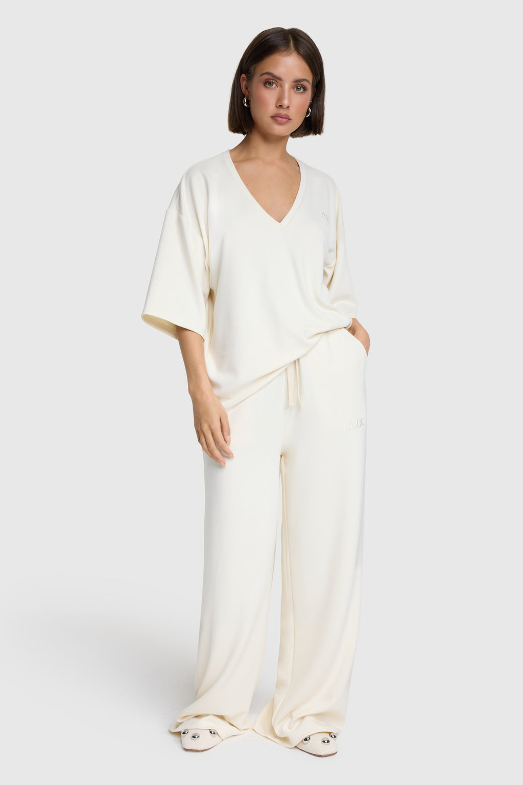 Broeken beige ALIX The Label