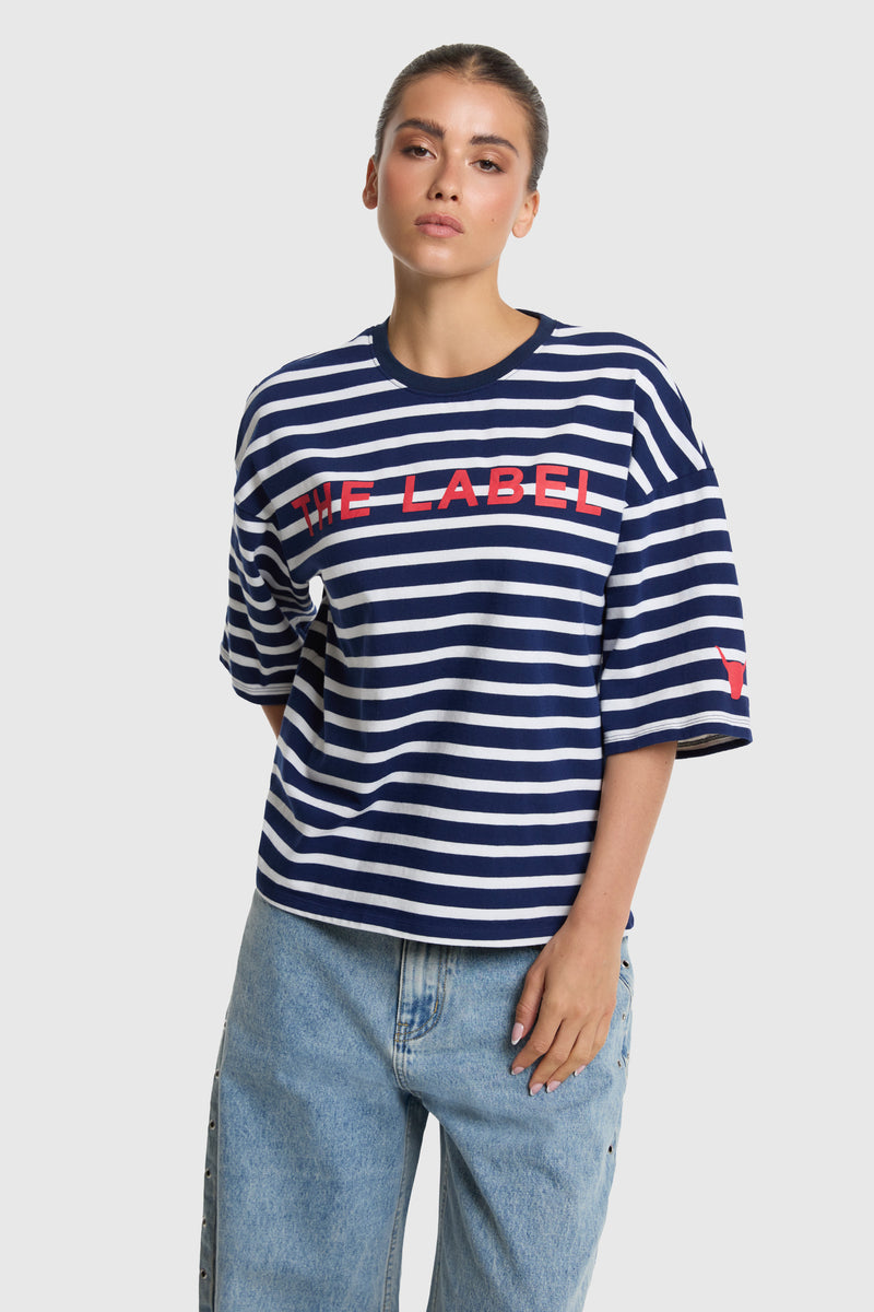 T-shirts korte mouw navy ALIX The Label