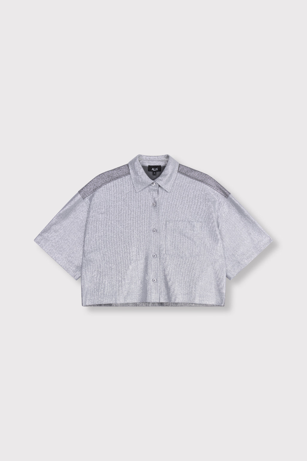 Blouses korte mouw grijs ALIX The Label