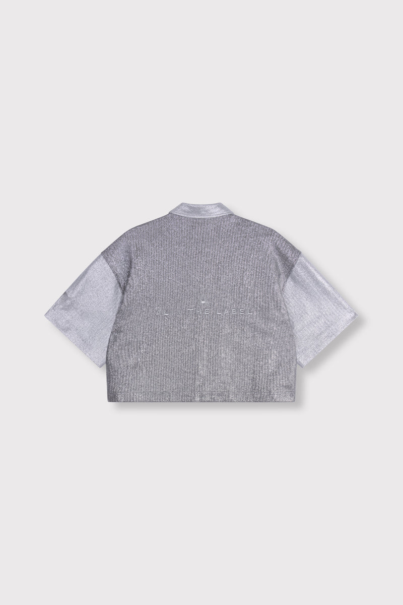 Blouses korte mouw grijs ALIX The Label