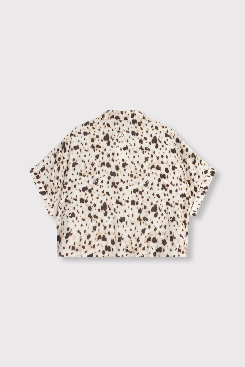 Blouses lange mouw bruin ALIX The Label