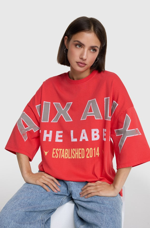 T-shirts korte mouw roze ALIX The Label