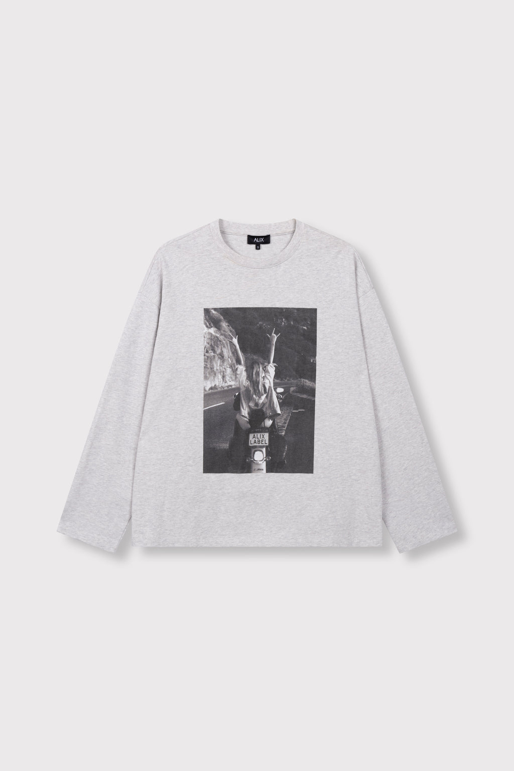 T-shirts lange mouw grijs ALIX The Label
