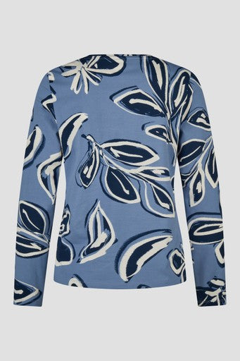 T-shirts lange mouw blauw Barbara Lebek