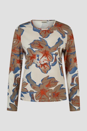 T-shirts lange mouw bruin Barbara Lebek