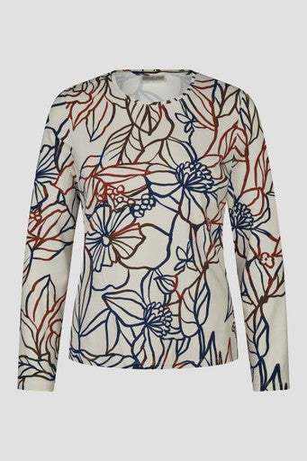 T-shirts lange mouw wit Barbara Lebek