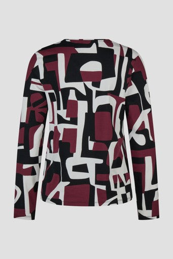 T-shirts lange mouw zwart Barbara Lebek