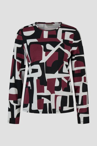 T-shirts lange mouw zwart Barbara Lebek