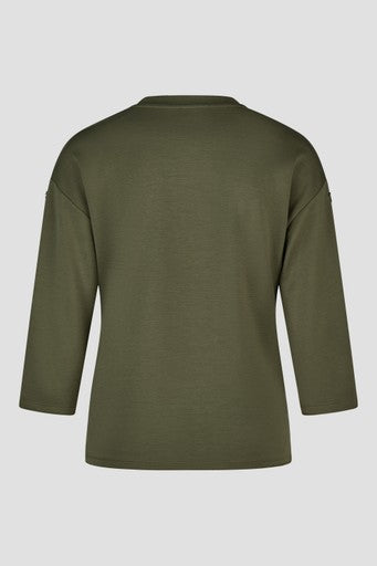 Sweaters groen Barbara Lebek