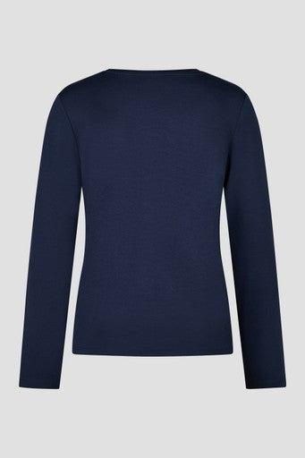 T-shirts lange mouw navy Barbara Lebek