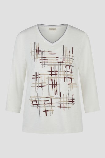 T-shirts lange mouw wit Barbara Lebek