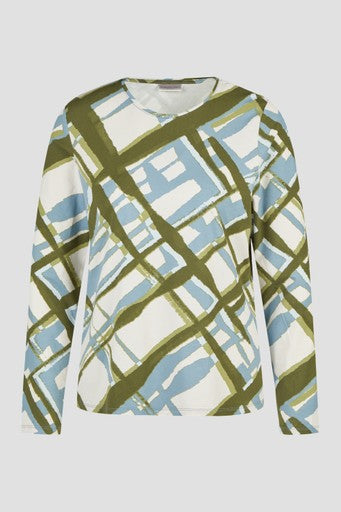 T-shirts lange mouw blauw Barbara Lebek