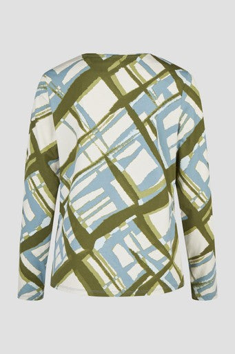 T-shirts lange mouw blauw Barbara Lebek