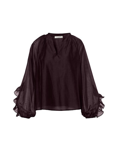 Blouses lange mouw bordeaux Beaumont