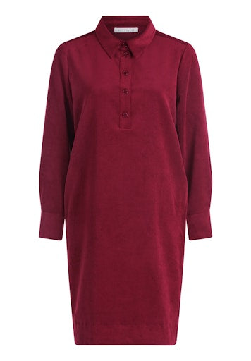 Jurken lange mouw bordeaux Betty & Co