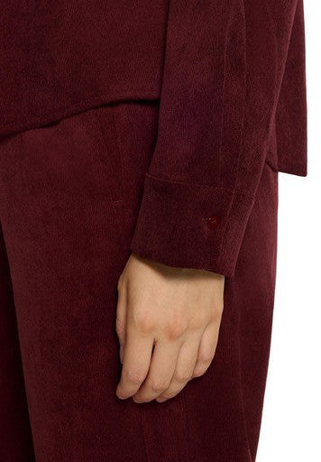 Blouses lange mouw bordeaux Betty & Co