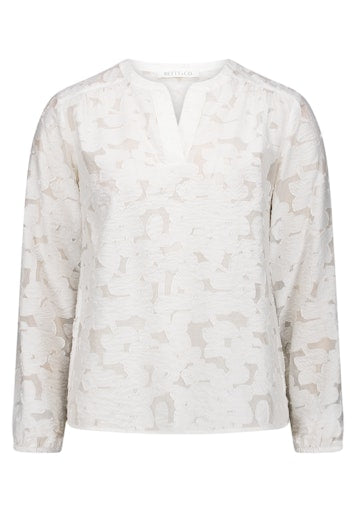 Blouses korte mouw wit Betty & Co