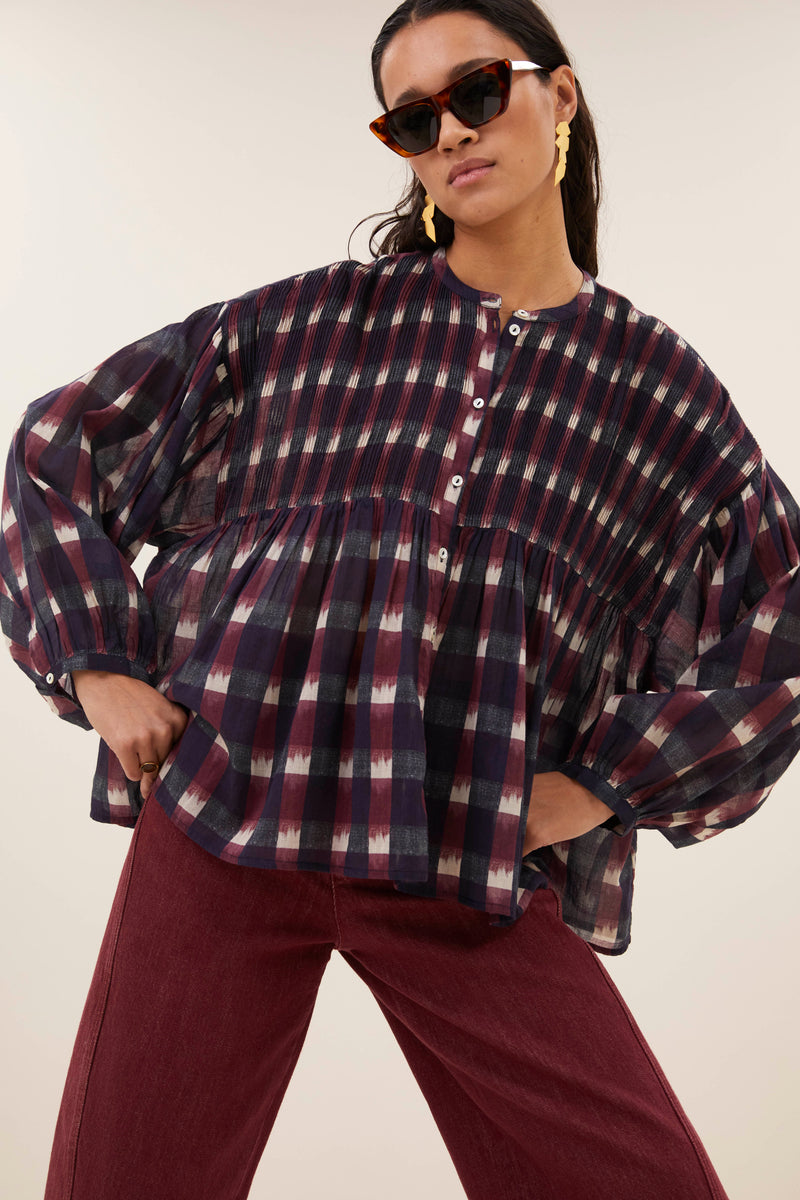 Blouses lange mouw multicolor by-bar
