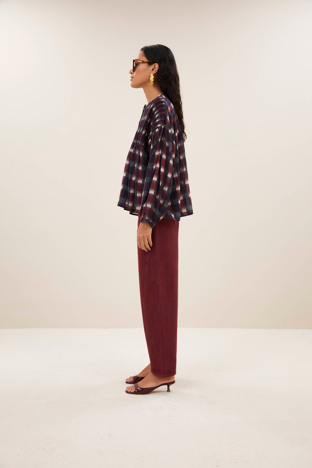 Blouses lange mouw multicolor by-bar