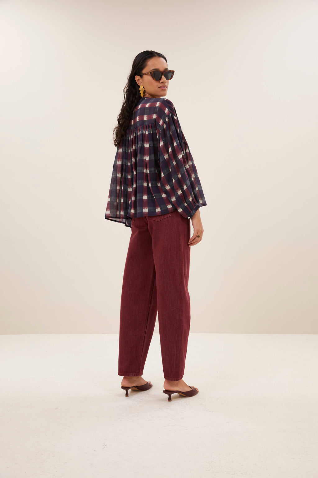 Blouses lange mouw multicolor by-bar