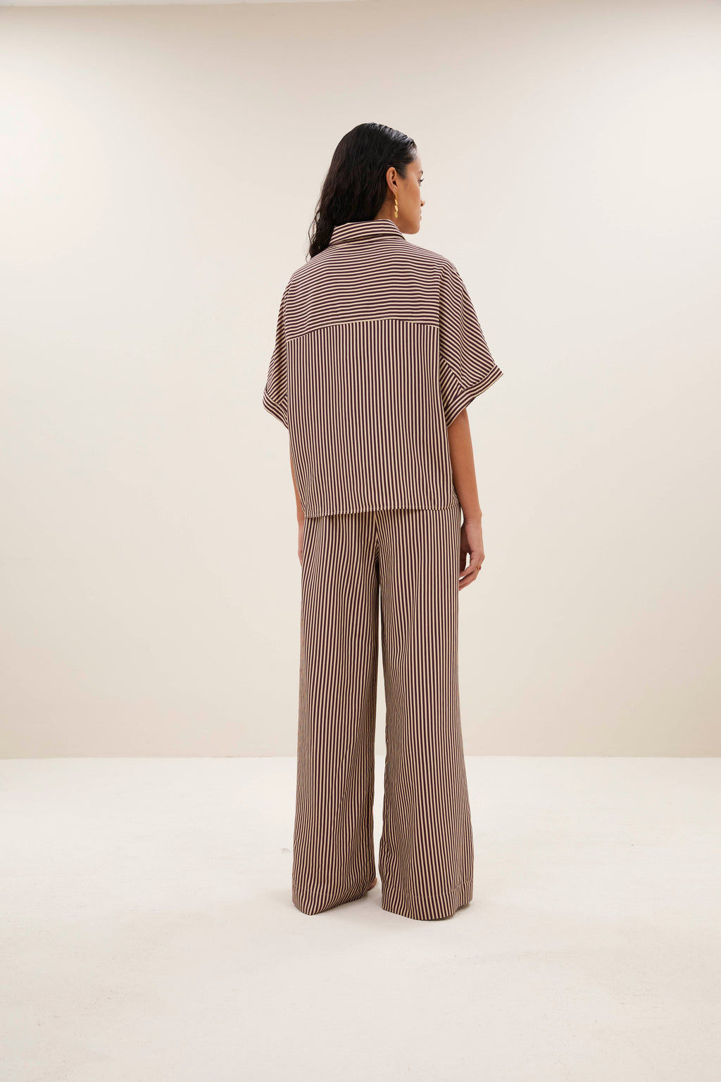 Blouses korte mouw bordeaux by-bar