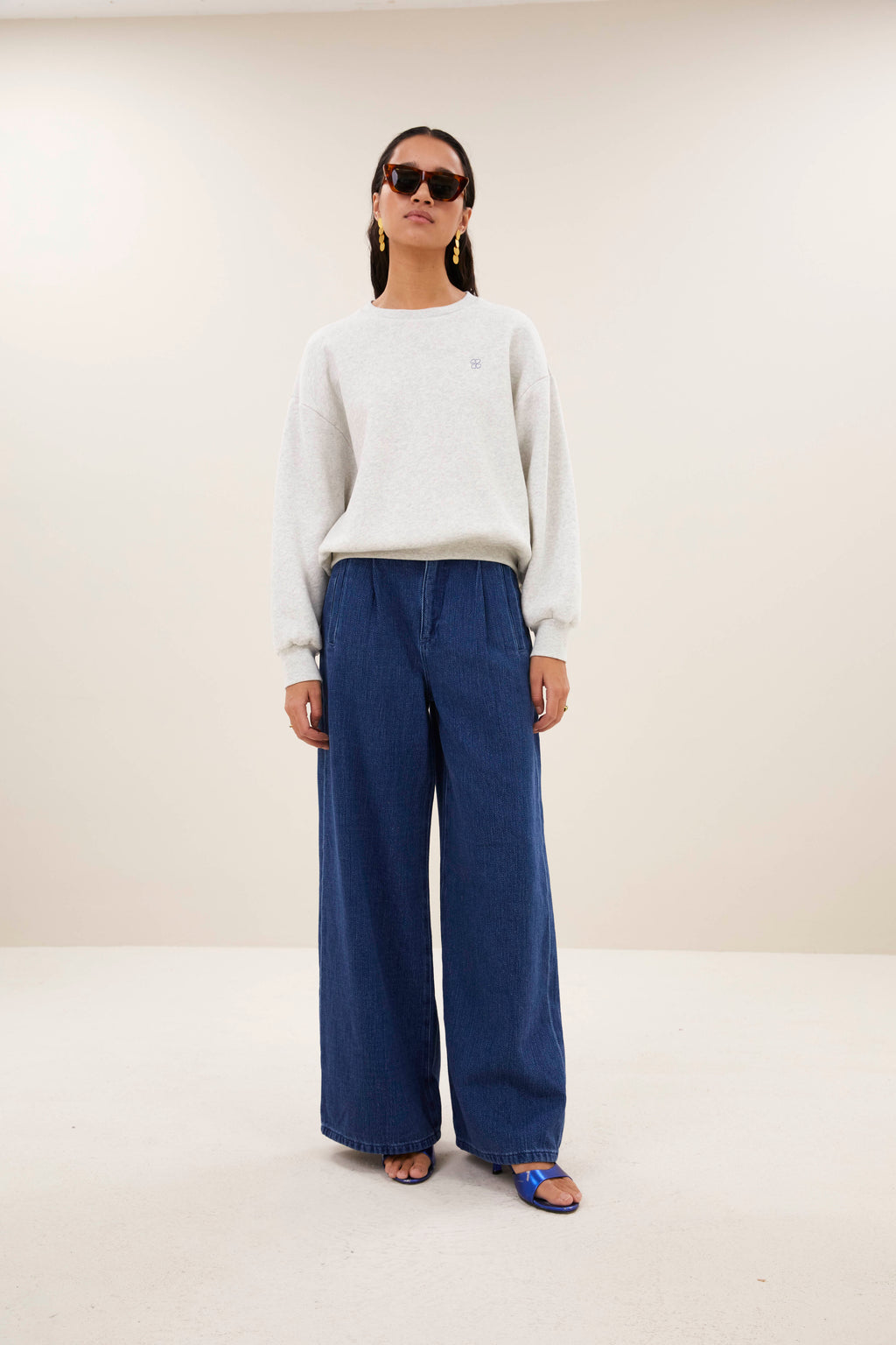 Sweaters grijs by-bar