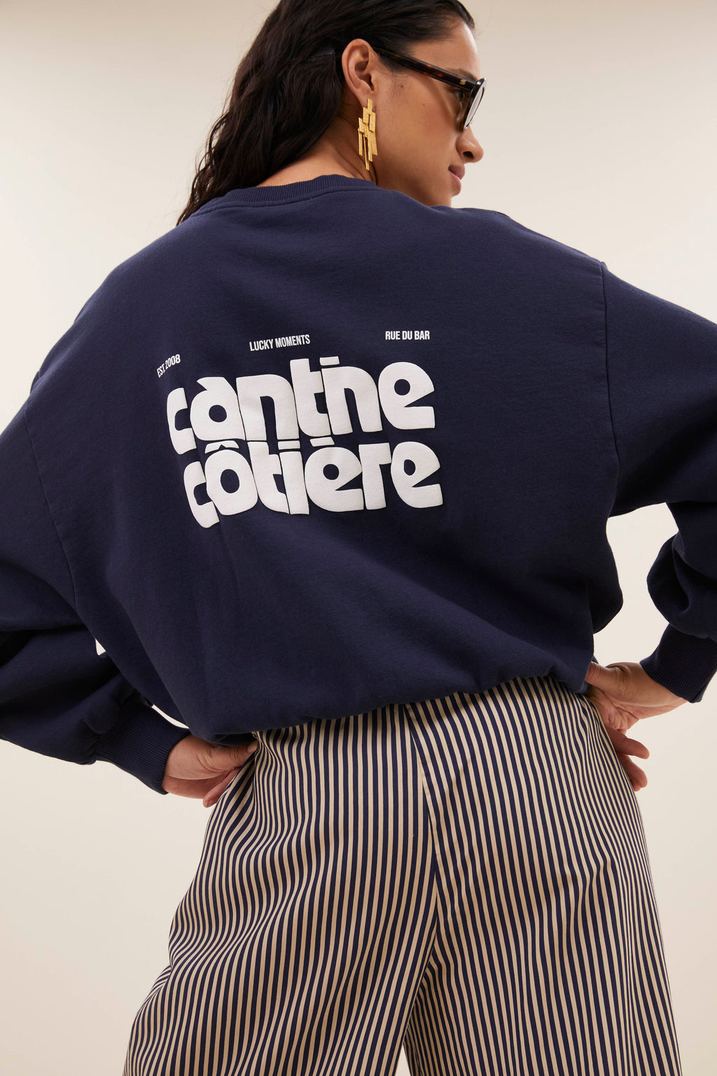 Sweaters navy by-bar