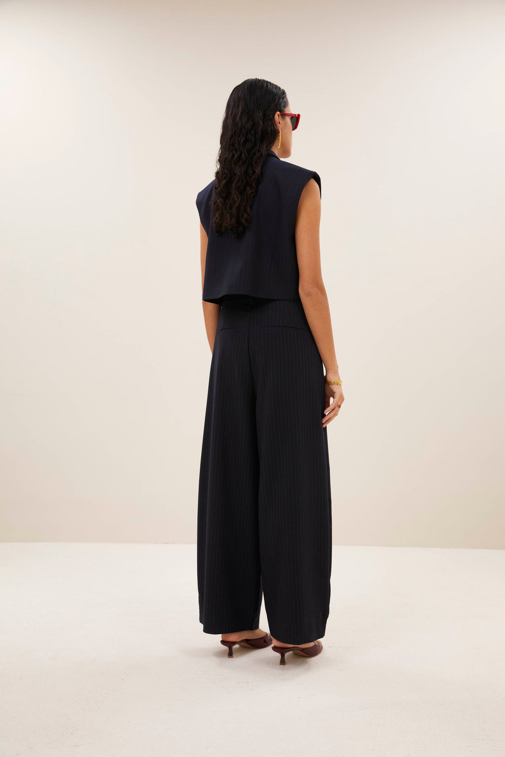 Gilets navy by-bar