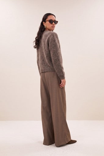 Cardigans bruin by-bar