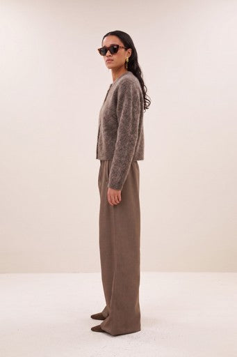 Cardigans bruin by-bar