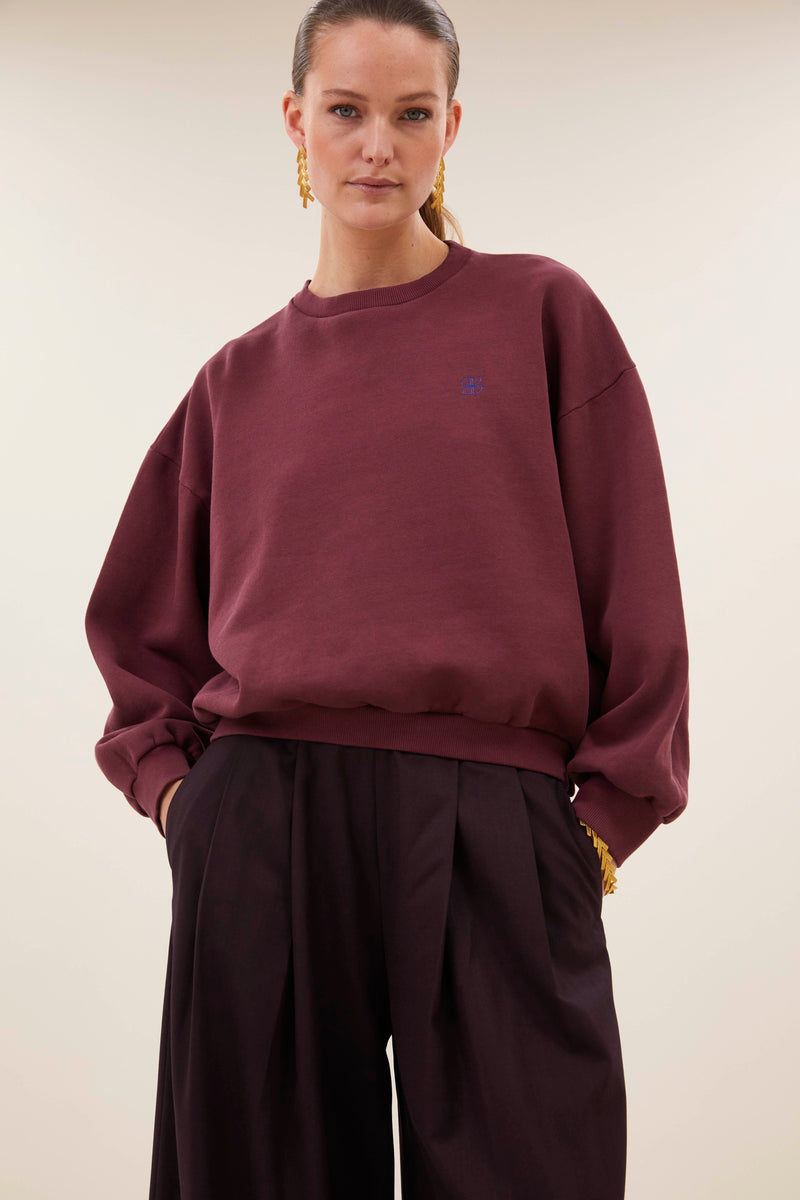 Sweaters bordeaux by-bar
