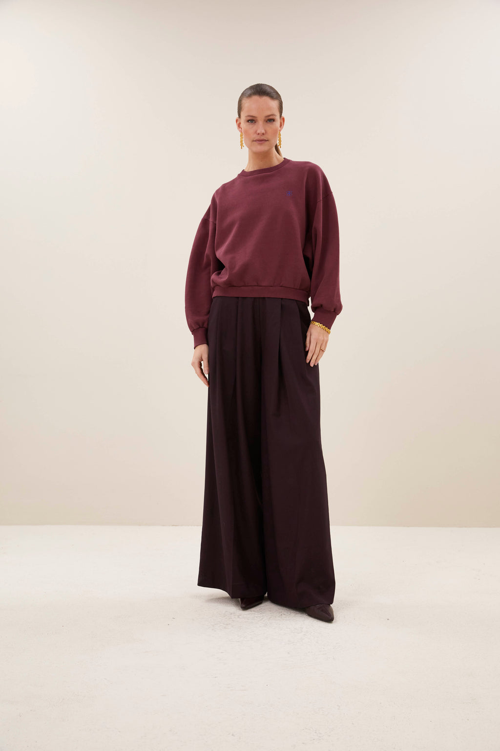 Sweaters bordeaux by-bar