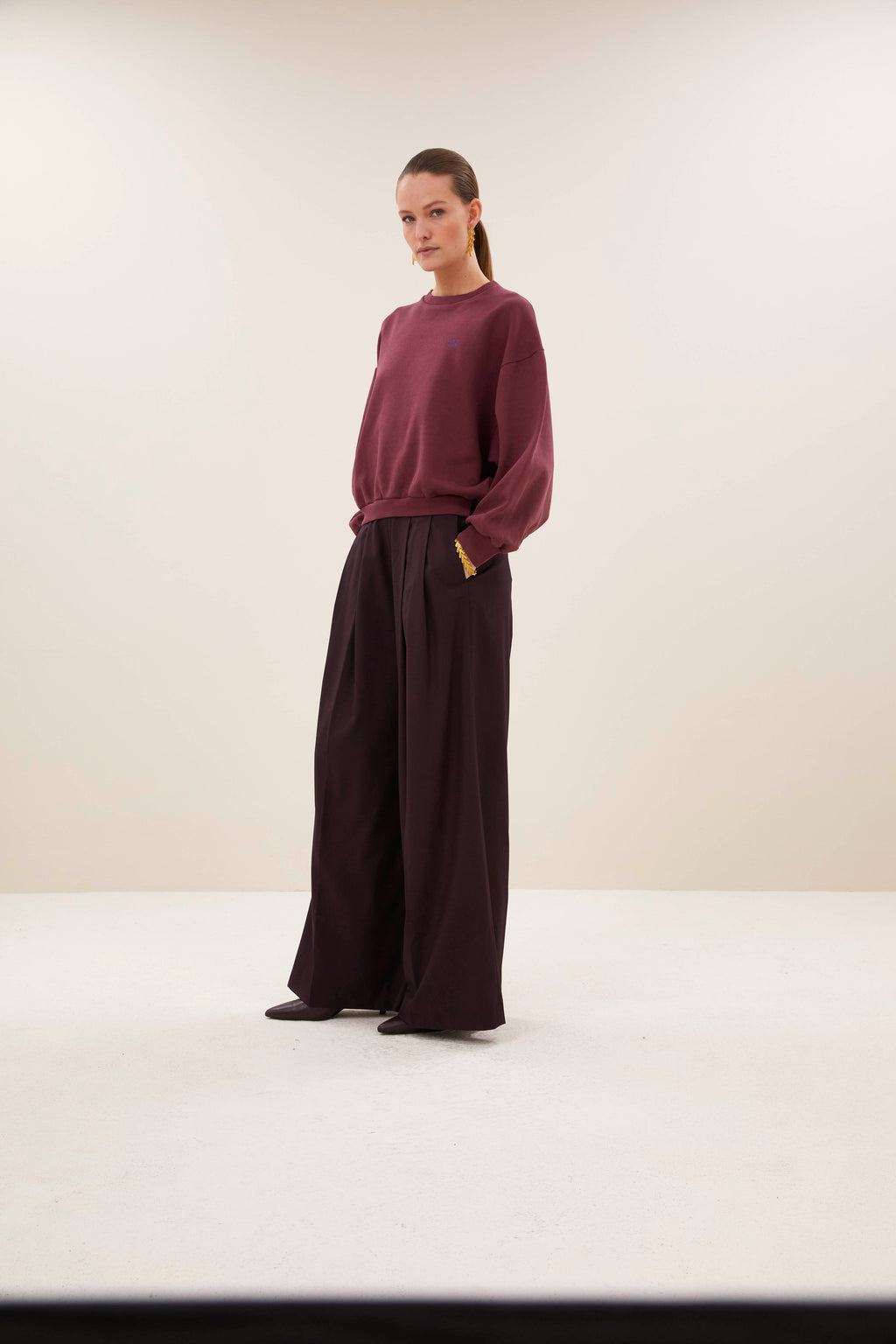 Sweaters bordeaux by-bar