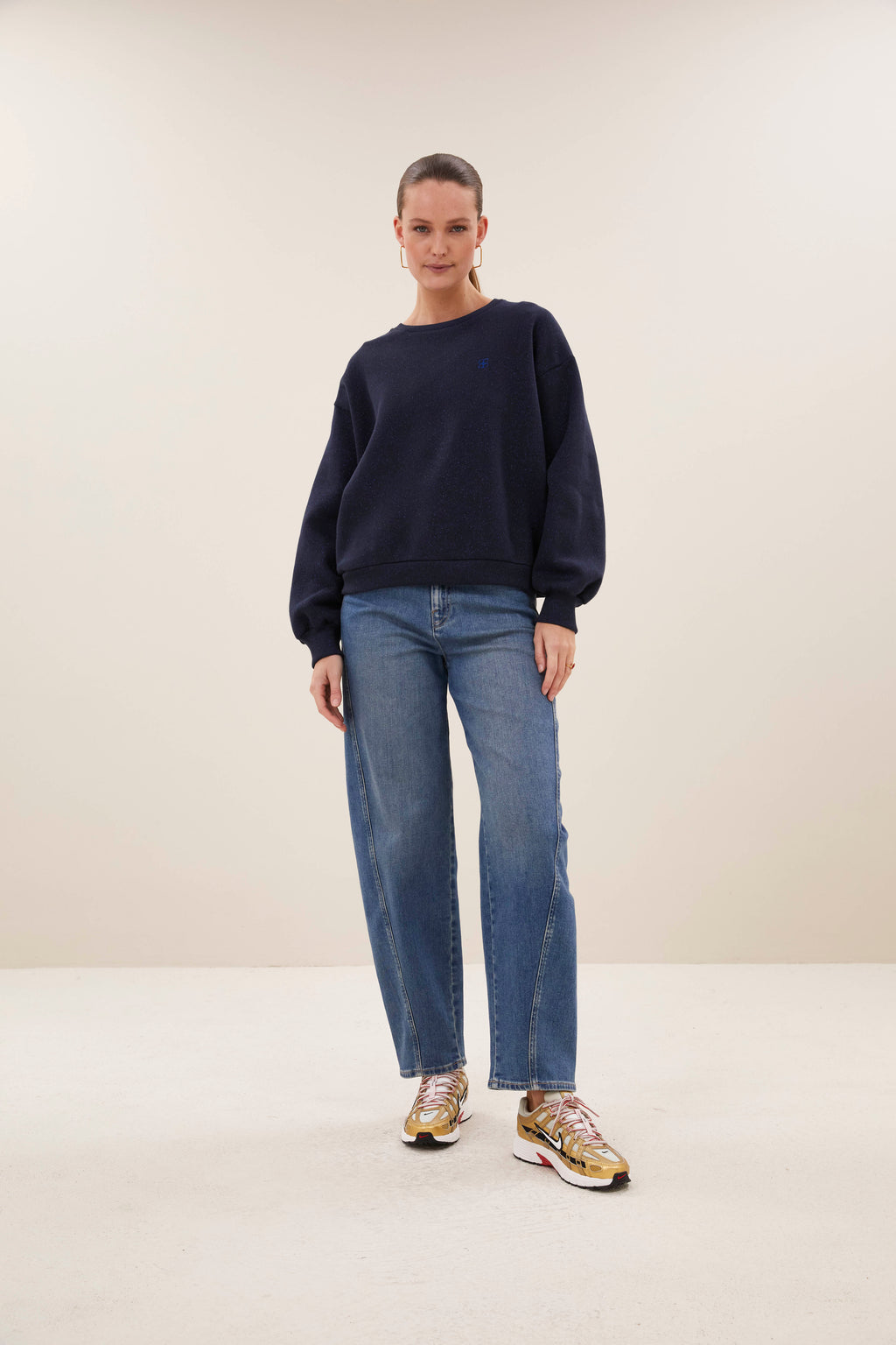 Sweaters navy by-bar