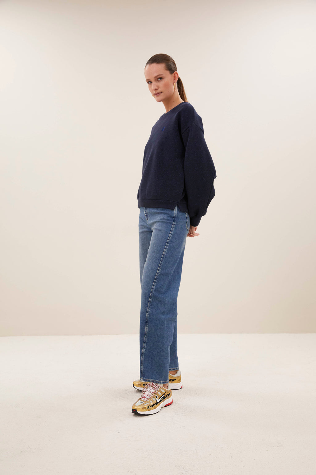 Sweaters navy by-bar